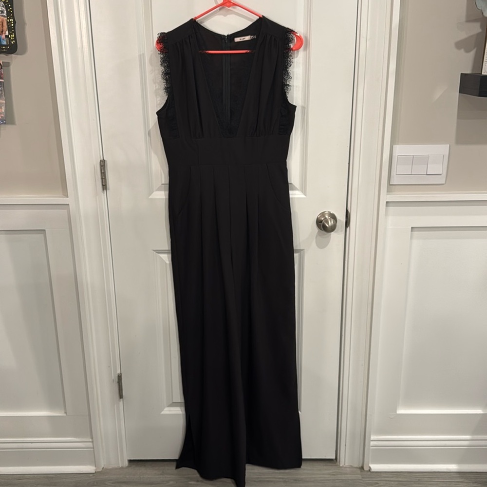 Small, black jumpsuit